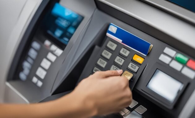 withdraw money from an ATM using a credit card