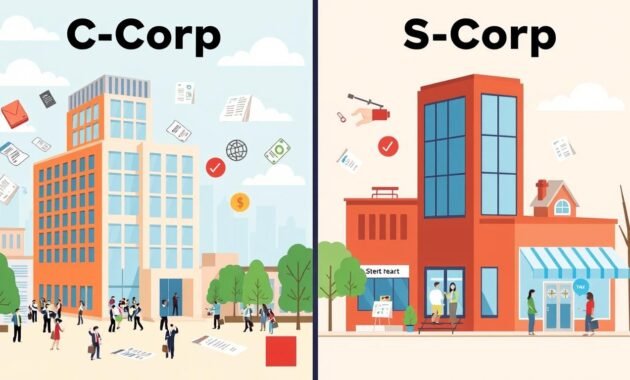 C-corp and S-corp comparison